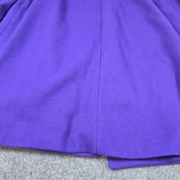 Donnybrook Women's Purple Wool Blend Shawl Collar Coat Size 6P - Picture 15 of 16